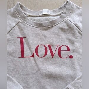 Crewcuts LOVE Sweatshirt